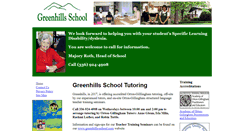 Desktop Screenshot of greenhillsschool.ws