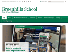Tablet Screenshot of greenhillsschool.org